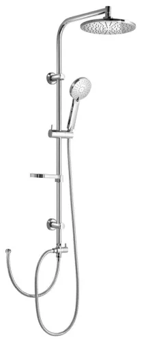 Zuhanyoszlop, Sapho AQUALINE zuhanyoszlop, fejzuhannyal és zuhanyszettel, króm SL420