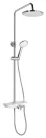 Zuhanyoszlop, Sapho AQUALINE MARCO zuhanyoszlop zuhanyszettel, 800-1150mm, fehér SL100