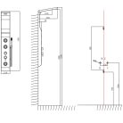 Zuhanypanel, Sapho AQUALINE YUKI zuhanypanel, 210x1450mm, fehér SL290