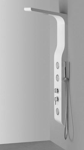 Zuhanypanel, Sapho AQUALINE YUKI zuhanypanel, 210x1450mm, fehér SL290