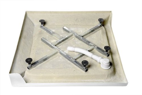 Zuhanytálca, Sapho AQUALINE önhordó zuhanytálca 60mm-es szifonnal, 80x80x15cm BTTQ80