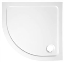   Zuhanytálca, Sapho AQUALINE TECMI íves öntöttmárvány íves zuhanytálca, 80x80x3cm, R55 PQ558