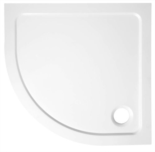 Zuhanytálca, Sapho AQUALINE TECMI íves öntöttmárvány íves zuhanytálca, 90x90x3cm, R55 PQ559