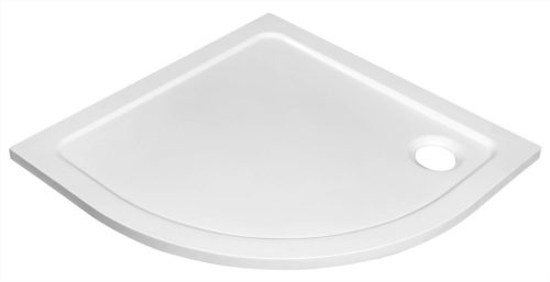 Zuhanytálca, Sapho AQUALINE TECMI íves öntöttmárvány íves zuhanytálca, 90x90x3cm, R55 PQ559