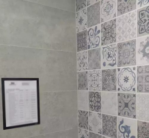 Csempe, Baldocer Clinker Dark falburkoló 30x90 cm rektifikált BA395