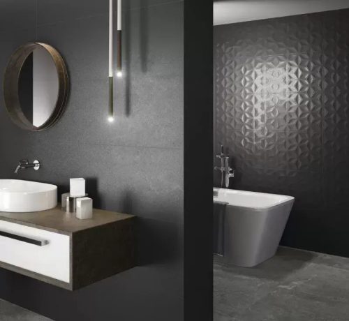 Dekorcsempe, Baldocer Corn Clinker Dark falburkoló 40x120 cm rektifikált BA365