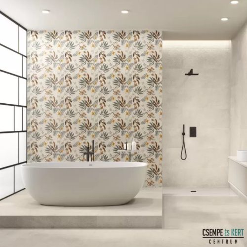 Dekorcsempe, Baldocer Tropical Asphalt Grit falburkoló 40x120 cm rektifikált BA381