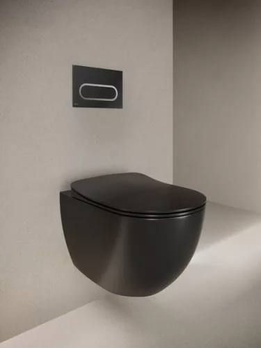 WC, Ravak WC Uni Chrome RimOff fekete X01794