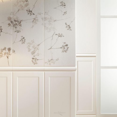 Dekorcsempe, Tubadzin Mild Garden 2 Dekor 3 elemes 74x89