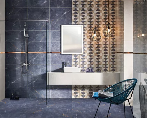 Csempe, Arte Chic Stone Blue 30,8x60,8