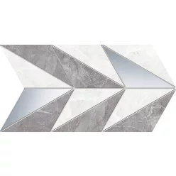 Dekorcsempe, Arte Marlena White Mozaik 19x32,8