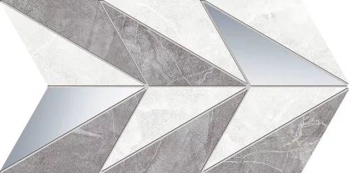 Dekorcsempe, Arte Marlena White Mozaik 19x32,8