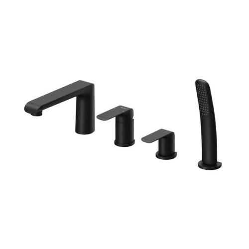 Kádtöltő csaptelep, Ravak Flat Black Kádperemre szerelhető FL 026.20
