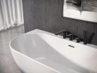 Kádtöltő csaptelep, Ravak Flat Black Kádperemre szerelhető FL 026.20