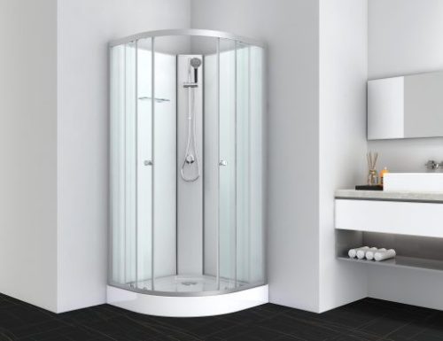 Zuhanykabin, Sanotechnik Idea 1 Íves Komplett 80x80 króm PS10