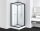 Zuhanykabin, Sanotechnik Uni 1 Szögletes Komplett 80x80 fekete PS14B