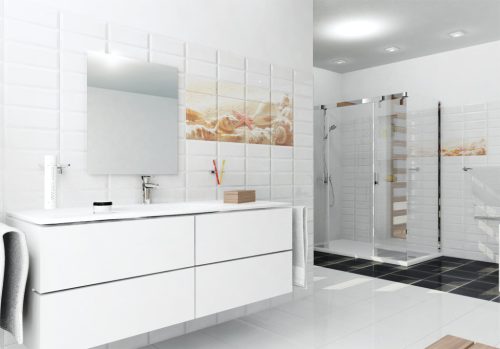 Dekorlap, Zalakerámia Carneval Beach F-53041 20X5042 ZAL-DBF-53041