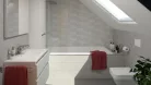 Csempe, Zalakerámia Cementi Szürke Mintás ZBD62039 20x60
