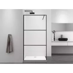 Zuhanyfal, Sanotechnik Smart 115 fekete AC115B