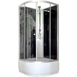 Zuhanykabin, Aqualife Opal 509 Fekete mélytálcás