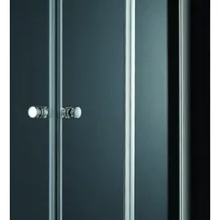 Zuhanyajtó, Aquatek GLASS B2 95/195 matt króm