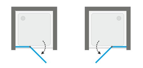 Zuhanyajtó, Aquatek GLASS B5 110/195 R-L