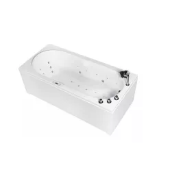   Hidromasszázs kád, Wellis Malawi E-Drive 170 Retroval balos WK00148-1