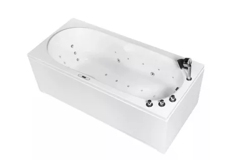 Hidromasszázs kád, Wellis Malawi E-Drive 170 Retroval balos WK00148-1