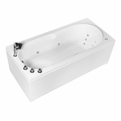 Hidromasszázs kád, Wellis Malawi Hydro 170 csaptelep nélkül balos WK00162-1
