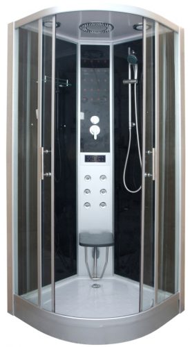 Hidromasszázs gőzkabin, Sanotechnik Cikkszám: CS99 Relax 90x90 íves