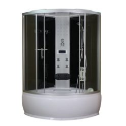   Hidromasszázs zuhanykabin, Sanotechnik Cikkszám: TR20 Salsa 120x120 íves elektronikával
