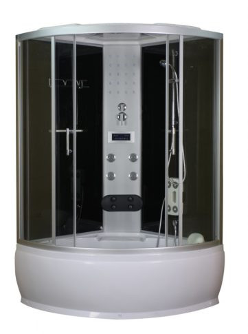Hidromasszázs zuhanykabin, Sanotechnik Cikkszám: TR20 Salsa 120x120 íves elektronikával