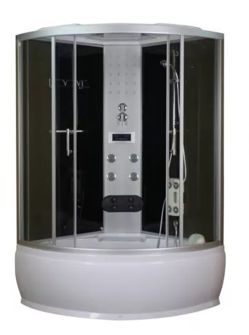 Hidromasszázs zuhanykabin, Sanotechnik Cikkszám: TR20 Salsa 120x120 íves elektronikával