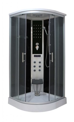 Hidromasszázs zuhanykabin, Sanotechnik Cikkszám: CL100 Comfort 100x100 íves elektronikával