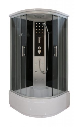 Hidromasszázs zuhanykabin, Sanotechnik Cikkszám: CL97 Vita 90x90 íves elektronikával