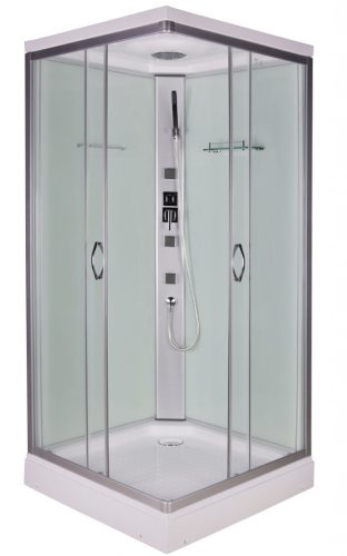 Hidromasszázs zuhanykabin, Sanotechnik Cikkszám: CL05 Twist 80x80 szögletes