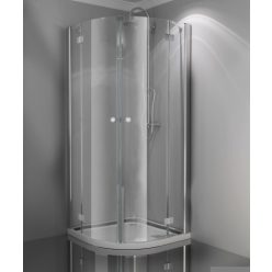   Zuhanykabin, Sanotechnik Cikkszám: D2290 Smartflex 90x90 íves sarok