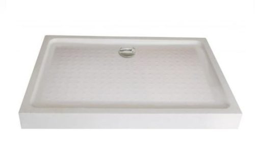 Zuhanytálca, Sanotechnik Cikkszám: P128 szögletes fix előlappal 80x120