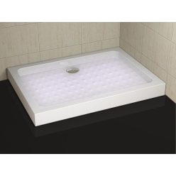   Zuhanytálca, Sanotechnik PP79 szögletes fix előlappal 70x90