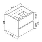 Alsó szekrény, Wellis WB00267 Elois Grey 60 szekrény
