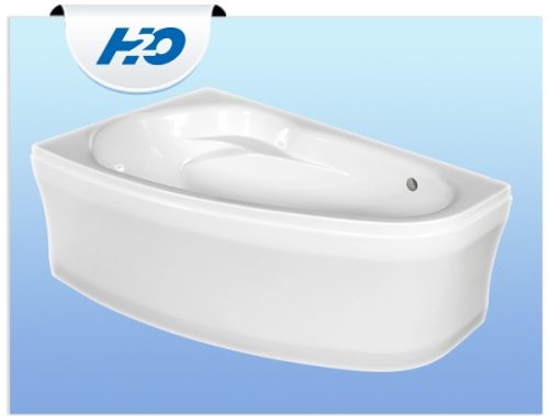 Kád, H2O Kitty 150x95 aszimmetrikus balos