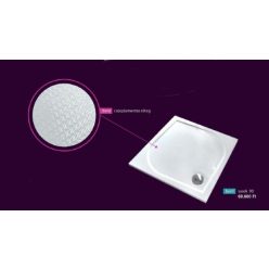 Zuhanytálca, Aquatek Bent szögletes 90x90