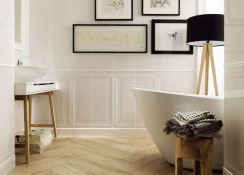 Listello, Tubadzin Royal Place White 1 Scienna 11,5x29,8