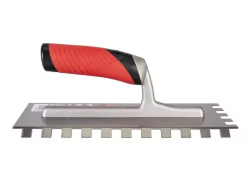 Fogazott glettelő, Rubi 75923 45°-ban döntött 12x12 mm fogazott glettelő