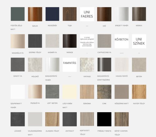 Felső szekrény, TBoss Mirror Box Senna 120