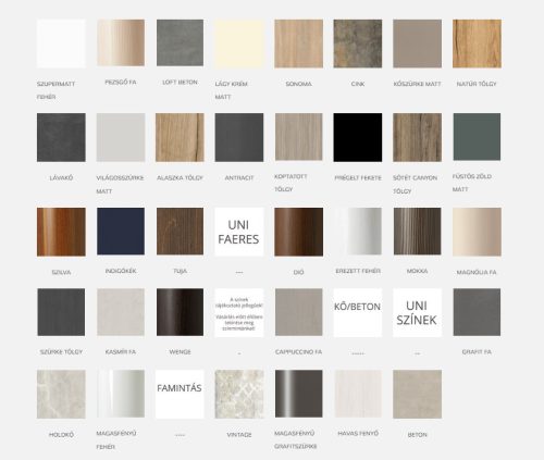 Fali szekrény, TBoss Pixi FF20