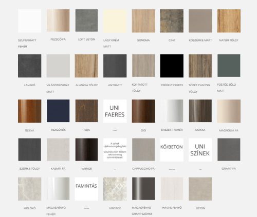 Fali szekrény, TBoss Pixi FF30