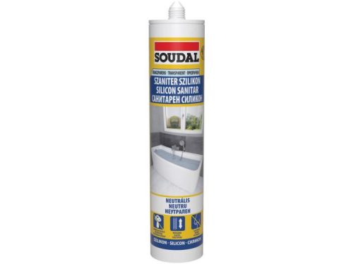 Szilikon, Soudal 117973 Szaniter neutrális szilikon transzparens 280 ml