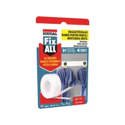   Segédanyag, Soudal 155604 Fix ALL Ragasztószalag Ultraerős 19 mm