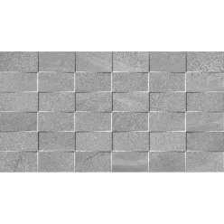   Dekorlap, Mirello Boston Decor Grey 29,5X59,5 Matt Rect. 225453